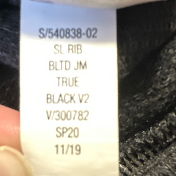 Gap Ribbed Belt-Tie Jumpsuit Wide Leg Black Women's Small Romper Normcore Y2K - Picture 10 of 10